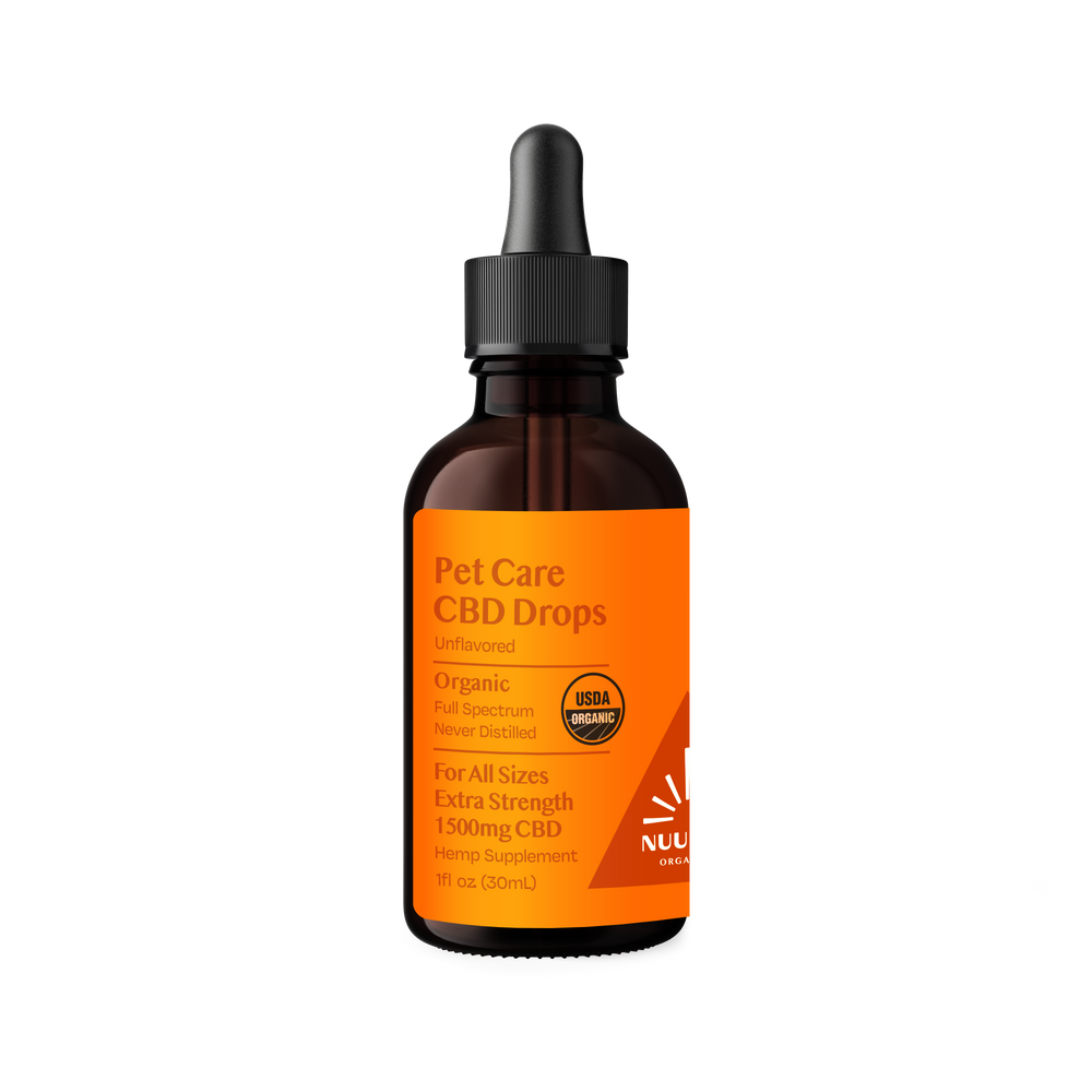 Organic CBD Pet Care Drops 1,500mg Extra Strength