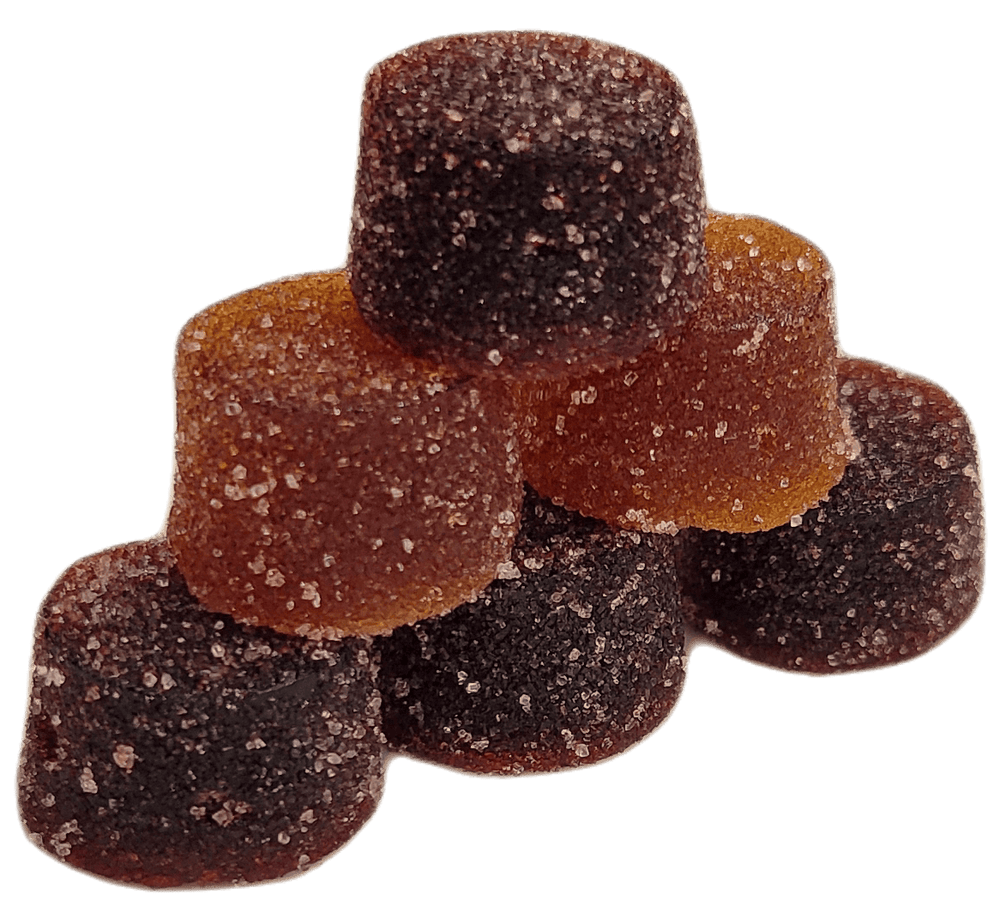 Organic Real Fruit CBD Gummies - Elderberry + Currant 25mg/gummy